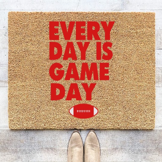 EVERYDAY IS GAME DAY Coir Doormats