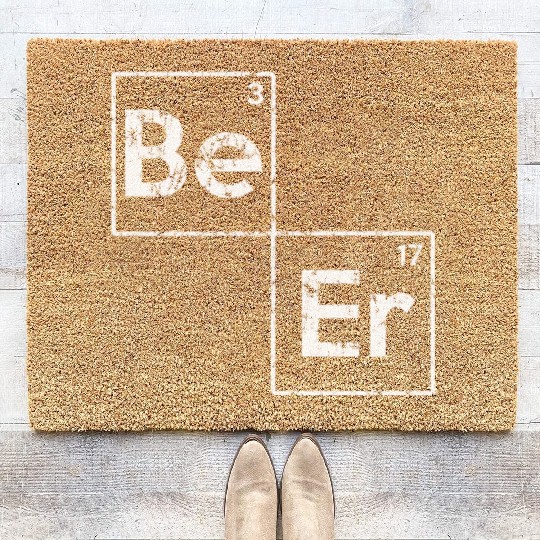 Beer Elements St Patrick's Day Coir Doormats