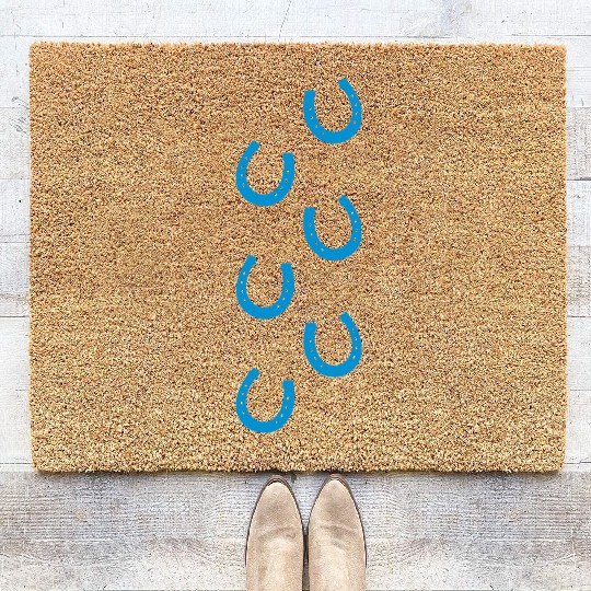 Horseshoe pattern Coir Doormats