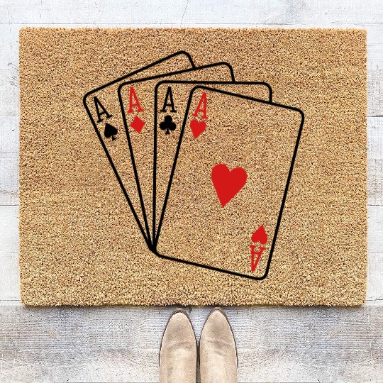 Poker Coir Doormats