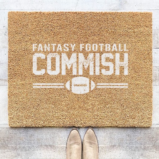 Fantasy Football Commish Coir Doormats
