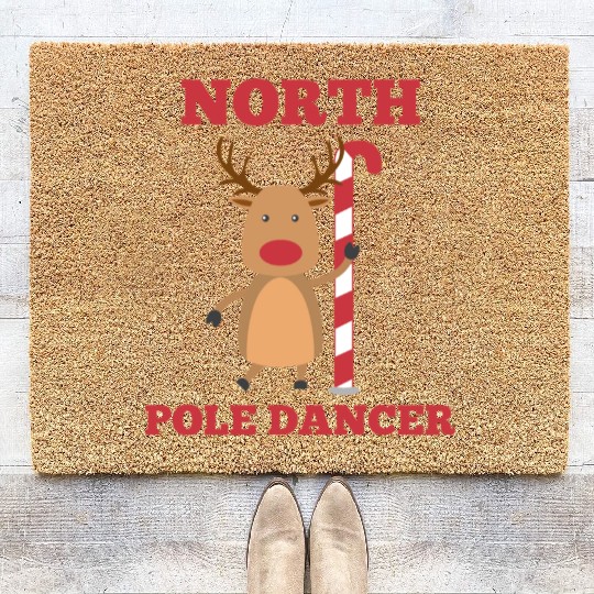 North Pole Dancer Coir Doormats