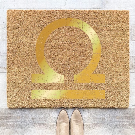 Zodiac Sign Libra – The Sign of Libra Coir Doormats