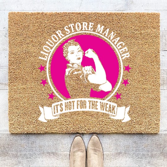 Liquor Store Manager Coir Doormats