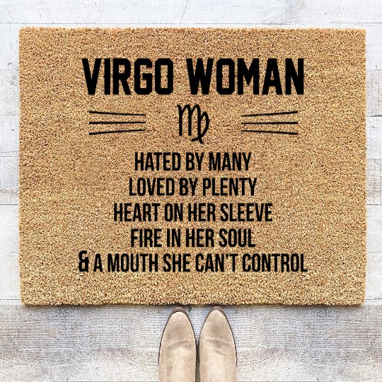 Virgo Woman Coir Doormats