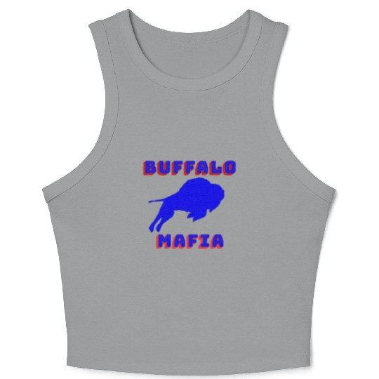 Bills Mafia Makes A Great For Buffalo Sports Fan Crop Tank Top
