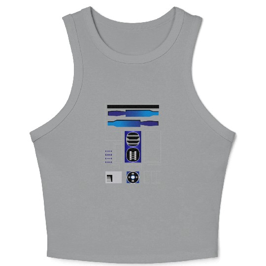 R2D2 Crop Tank Top