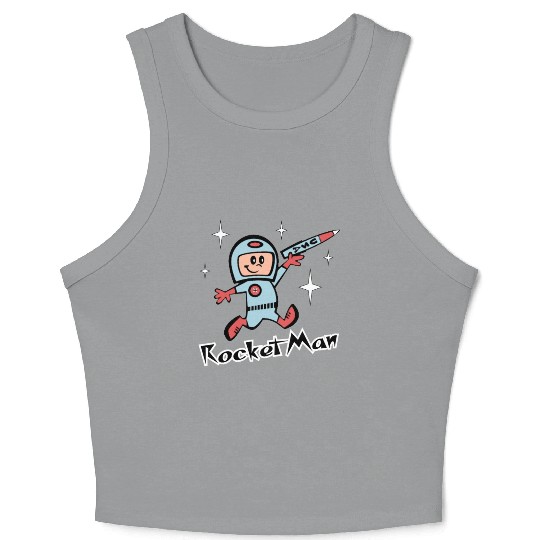 Rocket Man Crop Tank Top