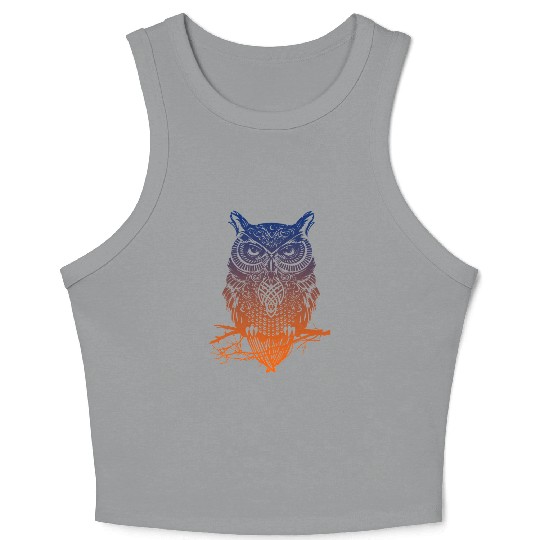 owl Crop Tank Top