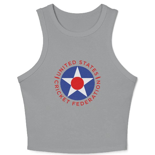 US Cricket Roundel 4 Crop Tank Top