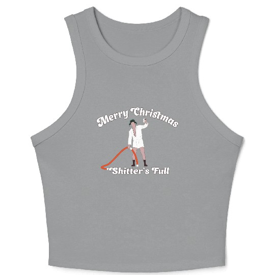 Cousin Eddie - Shitter's Full! Crop Tank Top
