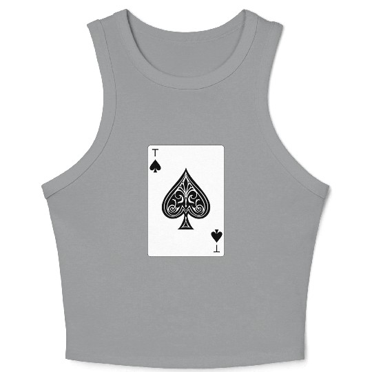 Trump Card Crop Tank Top