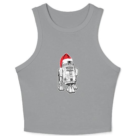 R2D2-Chrstmas Crop Tank Top