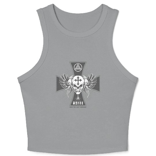 Knights Templar - Join The Last Crusade Infidel Crop Tank Top