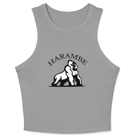 RIP Harambe Crop Tank Top