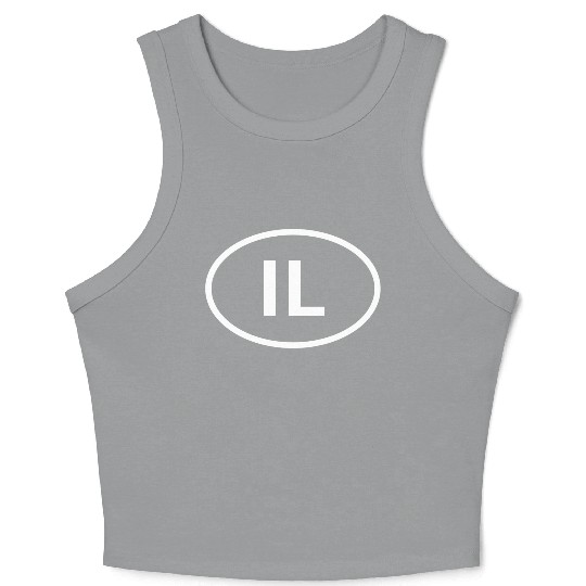 Israel Car Sign Number Crop Tank Top