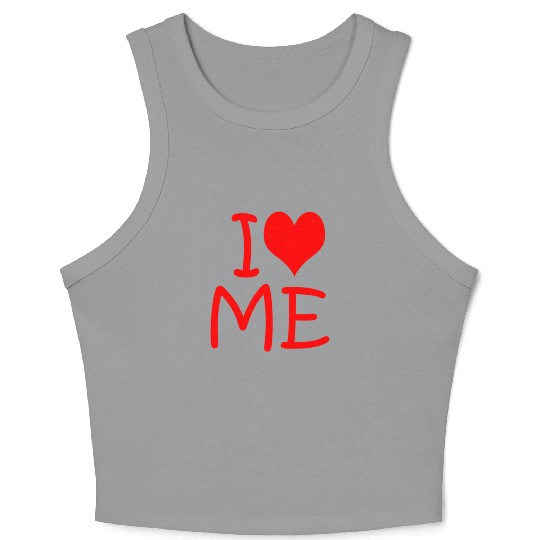 I Love Me Valentine's Crop Tank Top