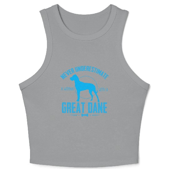 Dog Great Dane NUW Crop Tank Top