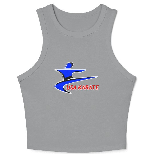 Team USA Karate Crop Tank Top