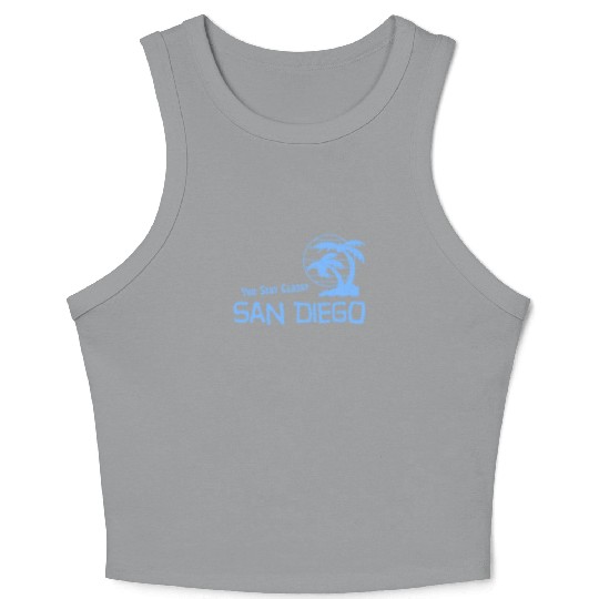 You Stay Classy San Diego Crop Tank Top