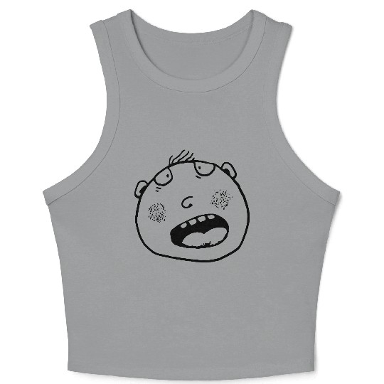 Scared boy Crop Tank Top