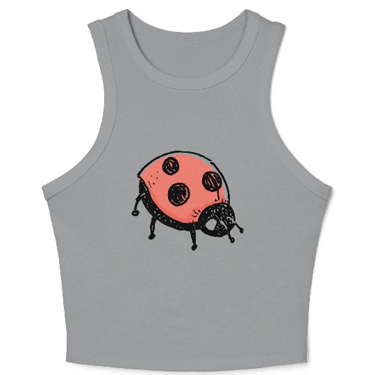 Ladybug Crop Tank Top