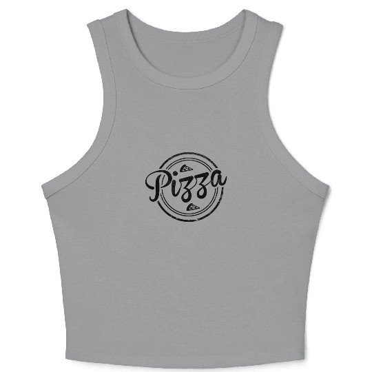 Vintage Pizza Crop Tank Top