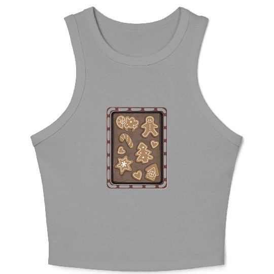 Gingerbread cookies Crop Tank Top