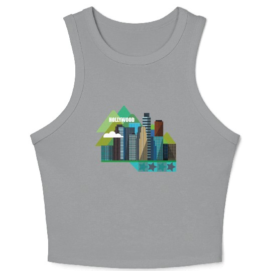 los angeles Crop Tank Top