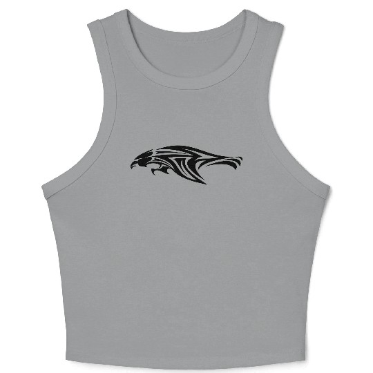 Tribal Eagle Crop Tank Top