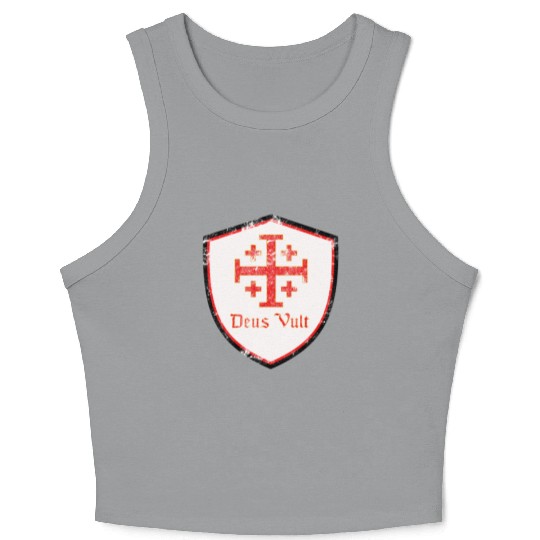Deus Vult Crop Tank Top