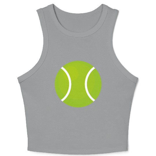 tennis ball Crop Tank Top