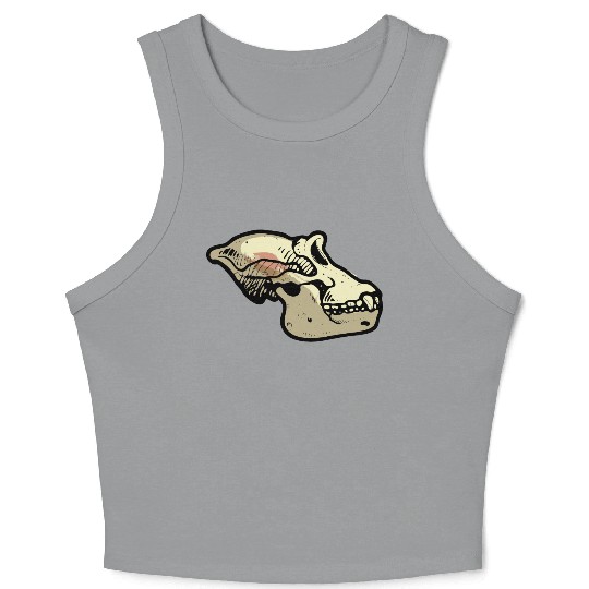 ape skull Crop Tank Top