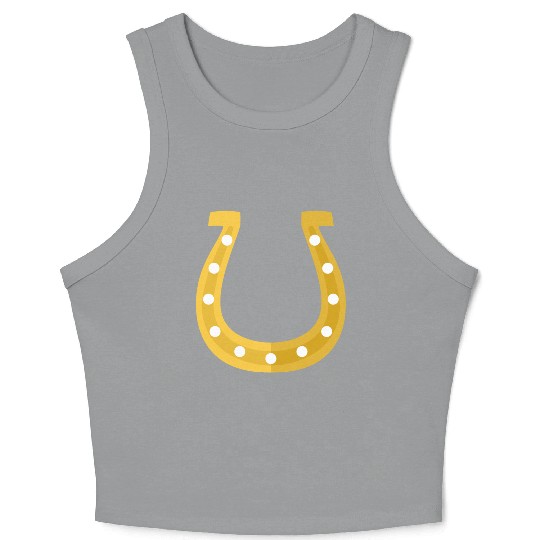 Horseshoe Crop Tank Top