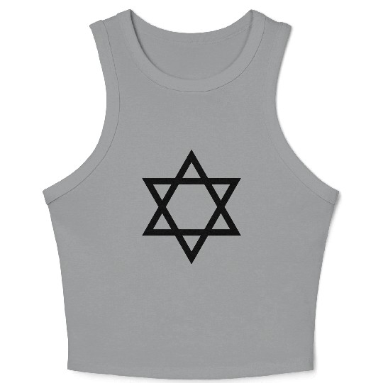 Star of David Crop Tank Top