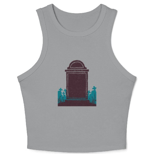 Graveyard Crop Tank Top
