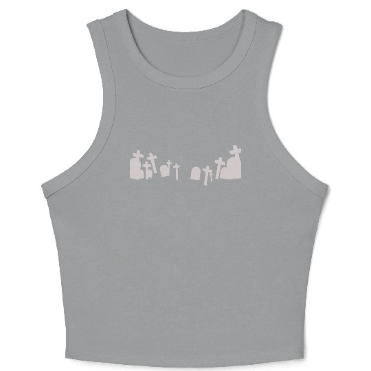 Graveyard Crop Tank Top