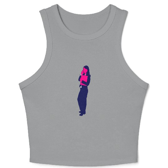 Business Woman Crop Tank Top