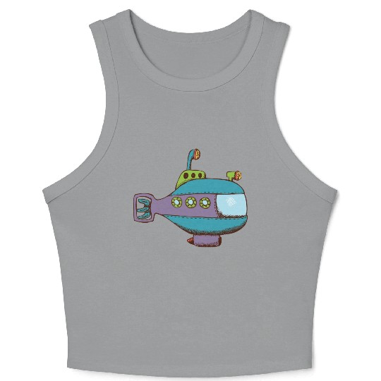 submarine Crop Tank Top