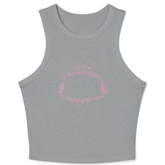 Champagne Crop Tank Top