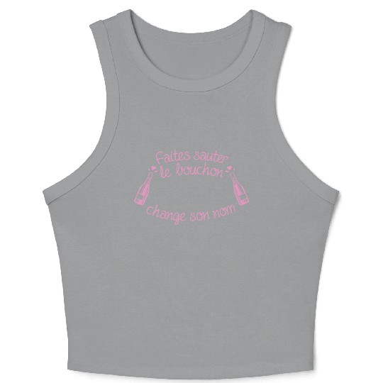 Champagne Crop Tank Top