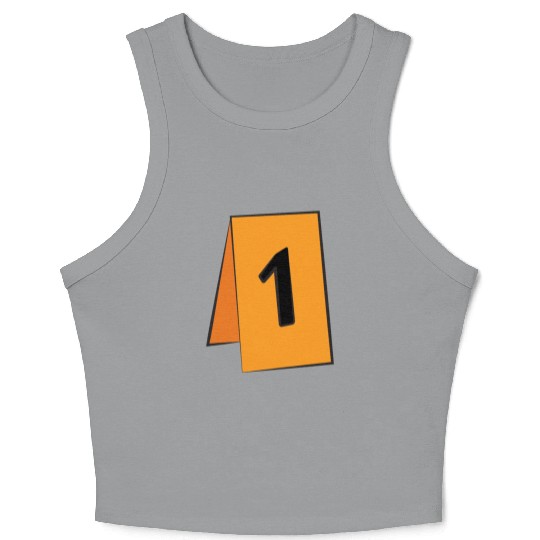 crime scene number Crop Tank Top