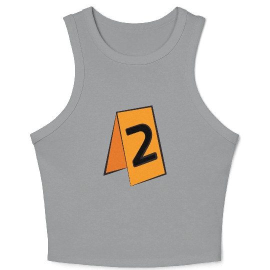 crime scene number Crop Tank Top