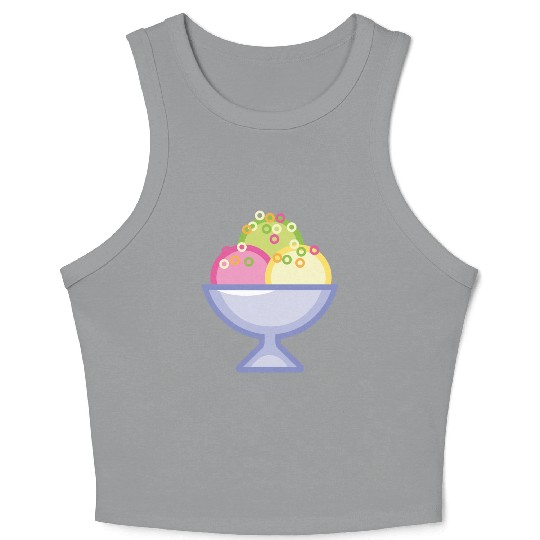 Ice Cream Sundae Crop Tank Top
