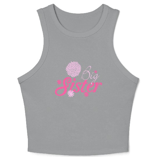 Sister - Big sister Crop Tank Top