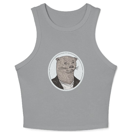 mr weasel Crop Tank Top