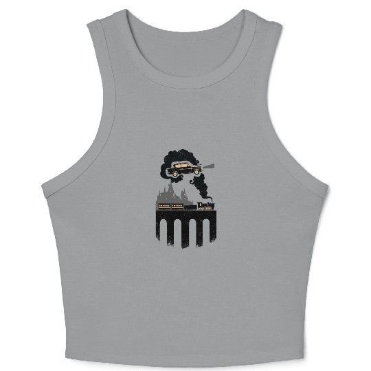 Dream train HP Crop Tank Top