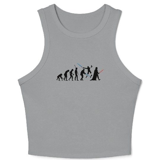Evolution of Darth Vader Crop Tank Top