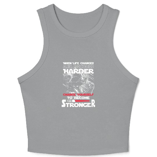 Star wars - Change yourself to become stronger Crop Tank Top