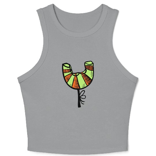 Croissant "Y" Crop Tank Top